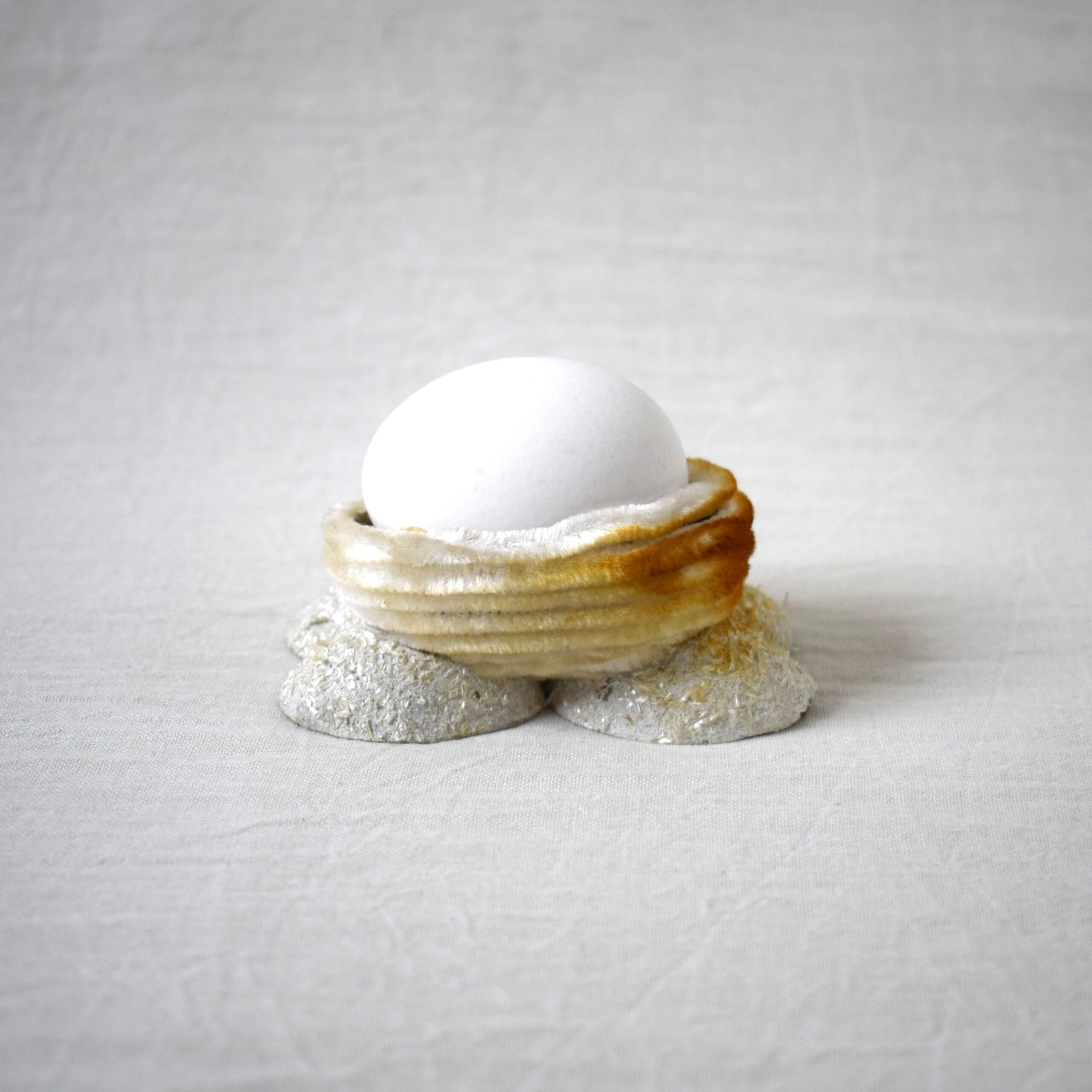 うさぎの入れ物 / モールアート・西ドイツ - 画像 (2)