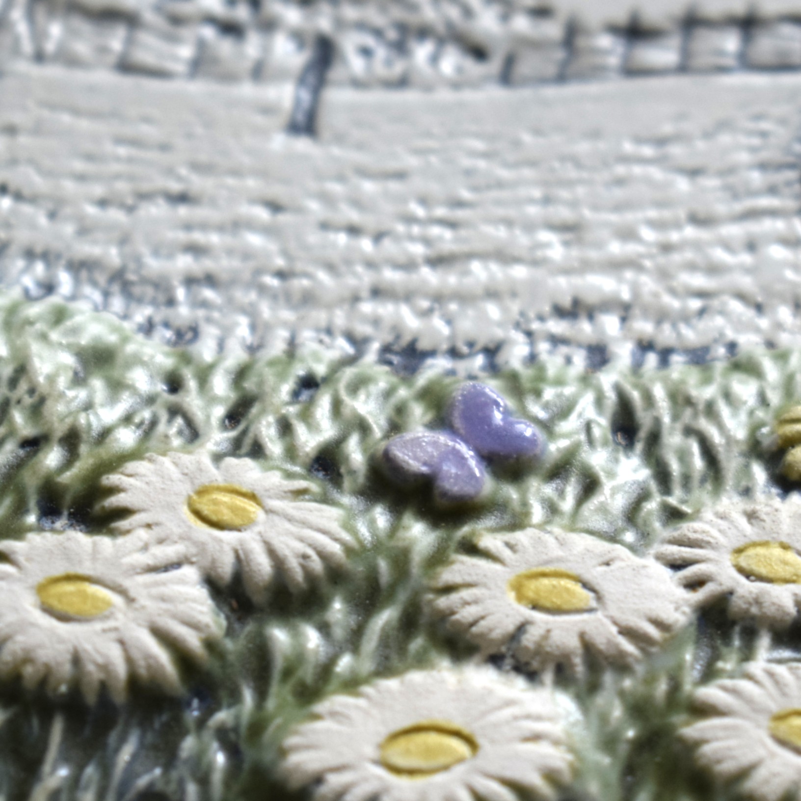 野うさぎのいる風景・陶板 / Jie Gantofta ・ジィガントフタ - 画像 (4)