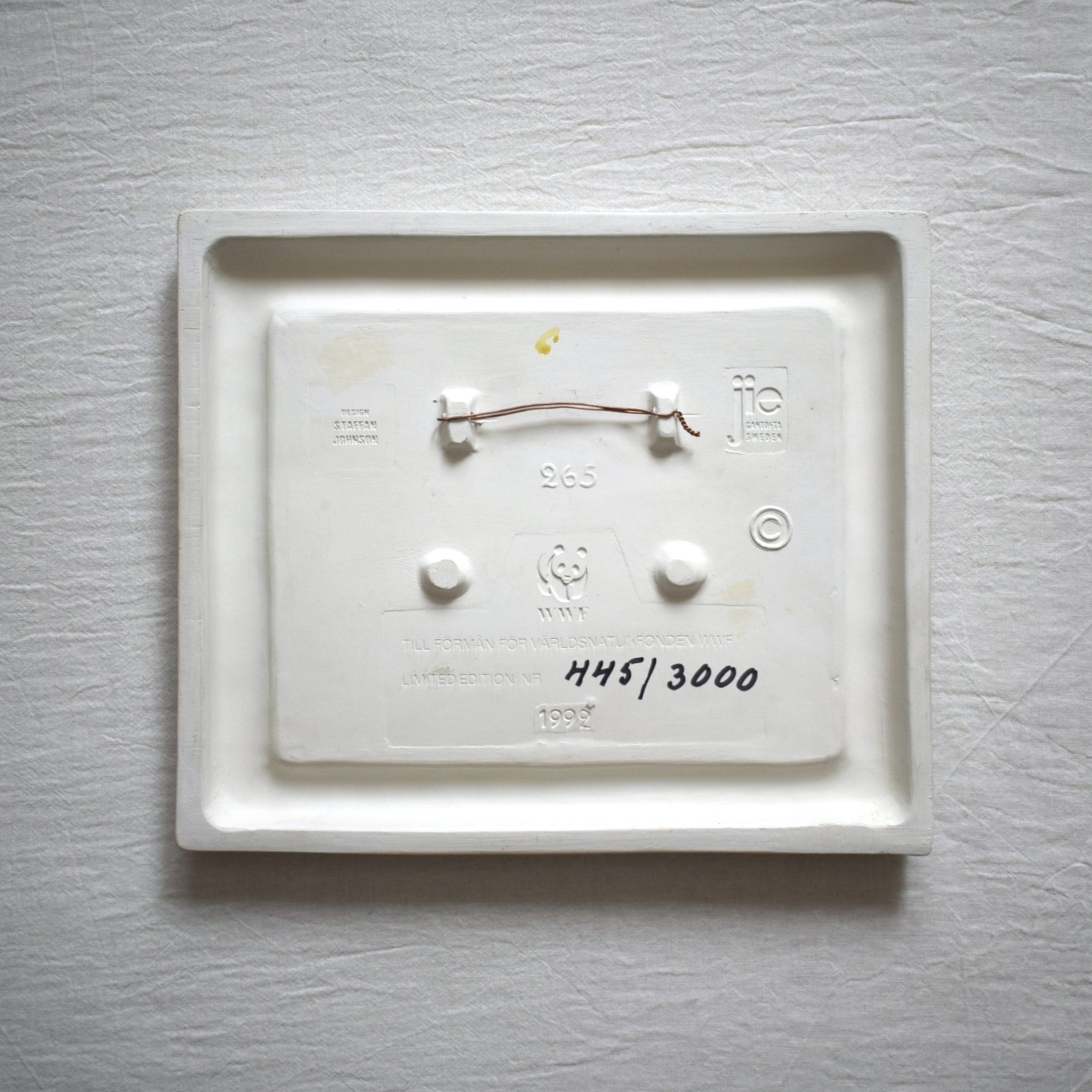 野うさぎのいる風景・陶板 / Jie Gantofta ・ジィガントフタ - 画像 (7)