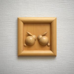 仲良しうさぎ・ウォールデコレーション  / aarikka・アアリッカ / フィンランド