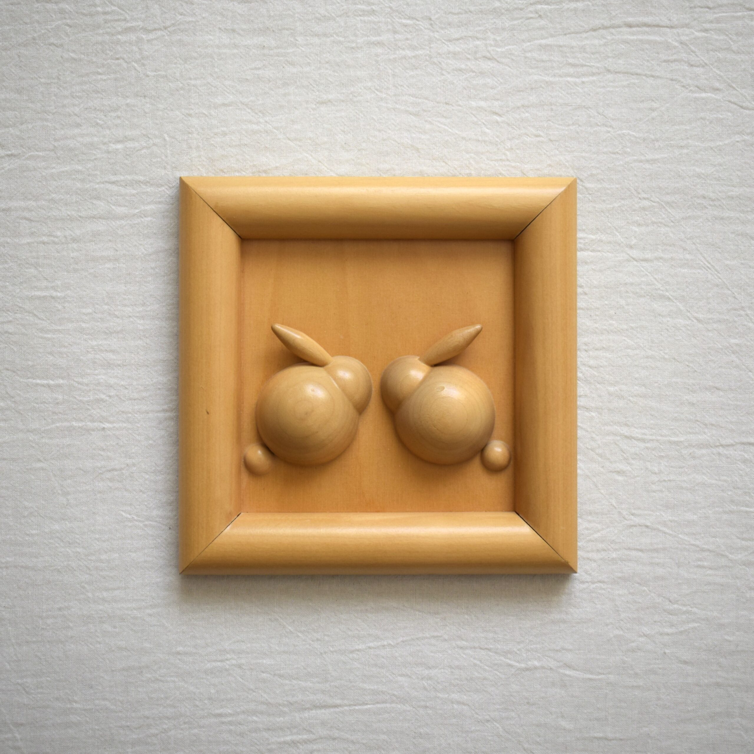 仲良しうさぎ・ウォールデコレーション / aarikka・アアリッカ / フィンランド