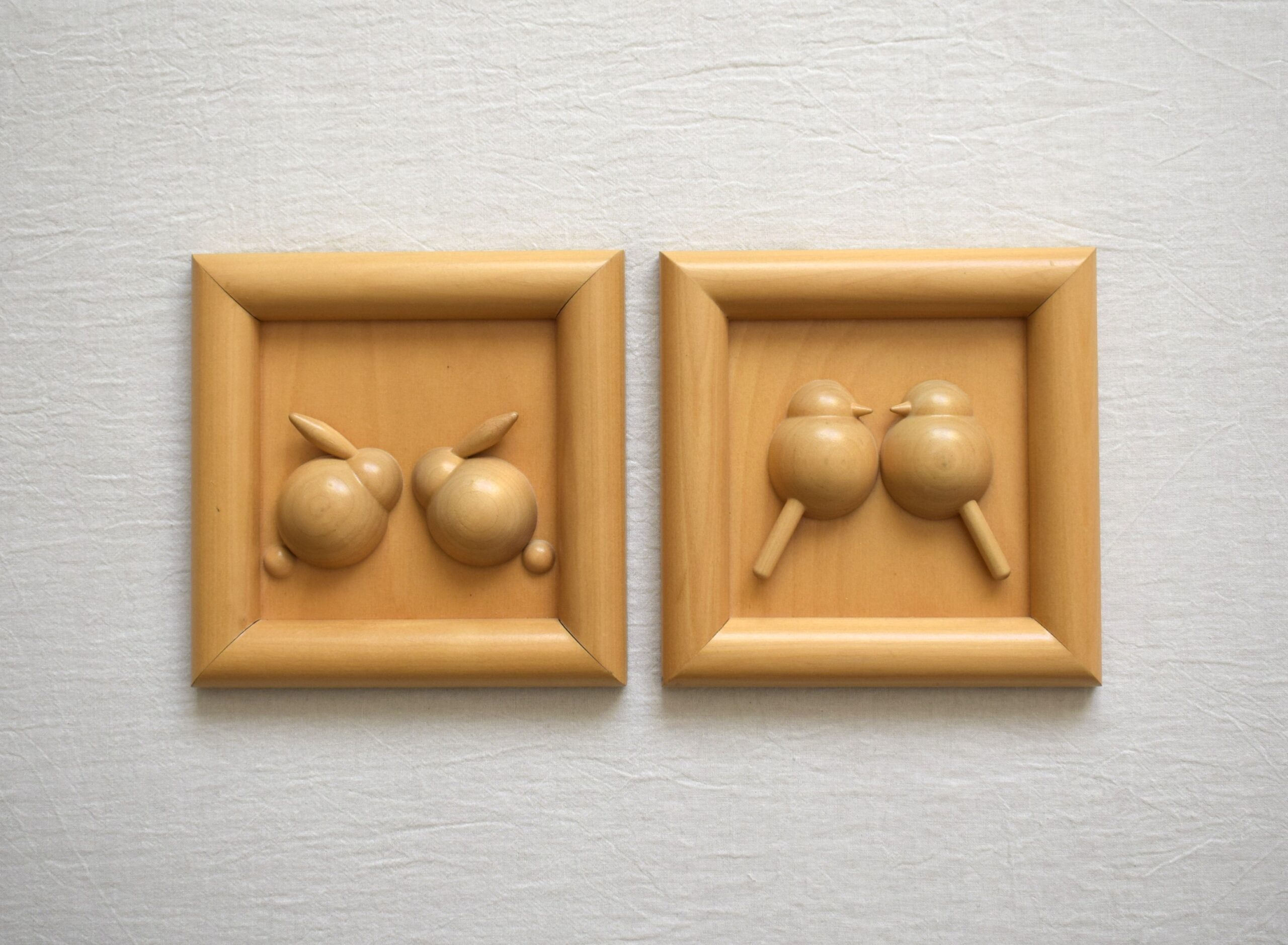 仲良しうさぎ・ウォールデコレーション / aarikka・アアリッカ / フィンランド - 画像 (13)