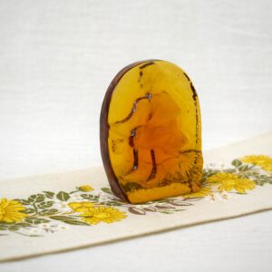 ガラスの魔女・アンバーガラス / Lindshammar・Made in Sweden