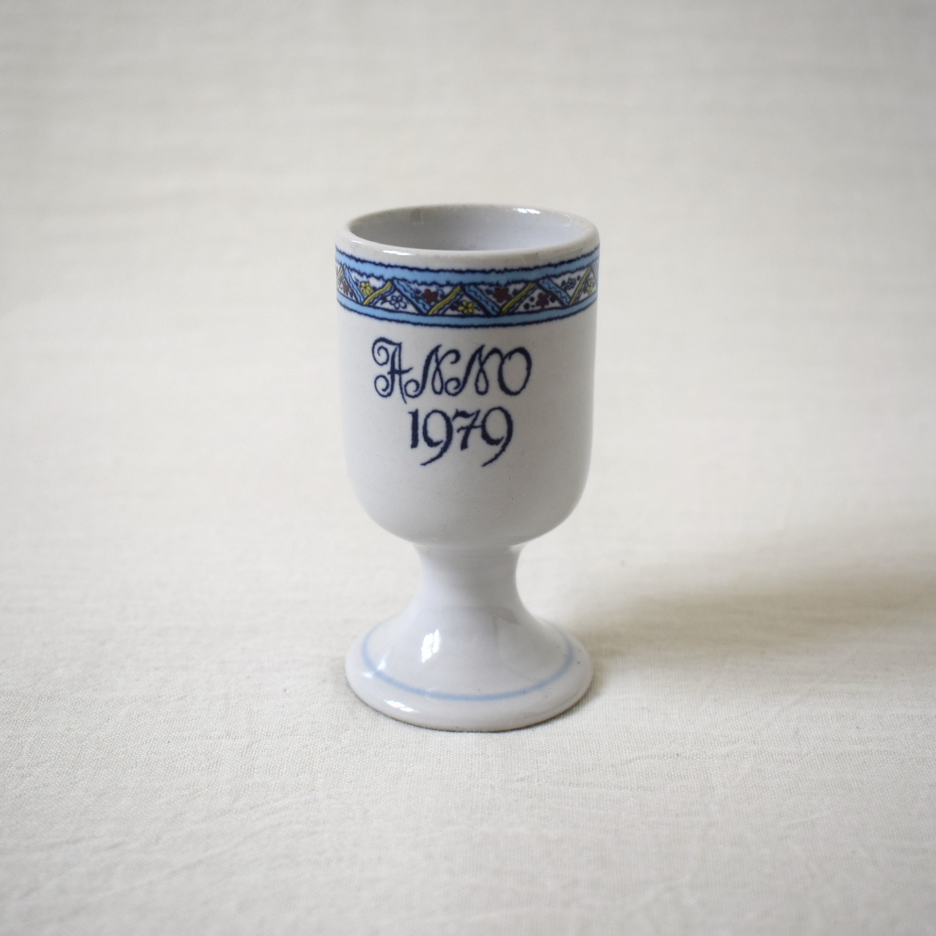 エッグカップ・1979年 / Dala Painting・Dalmåleri / ホガナス・Höganäs Keramik - 画像 (3)