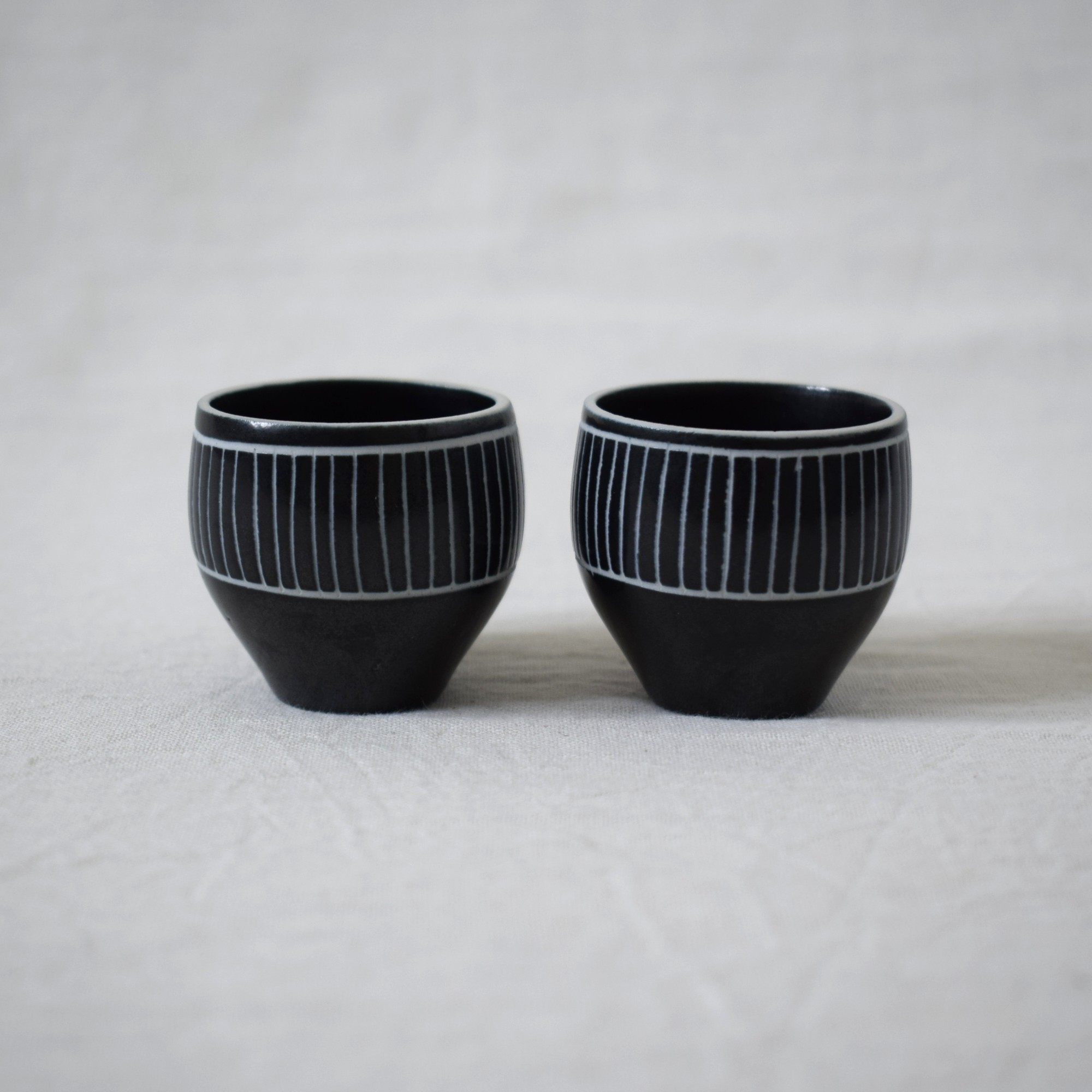 エッグカップ・おちょこ2点セット / TARINAシリーズ / ARABIA・アラビア - 画像 (2)