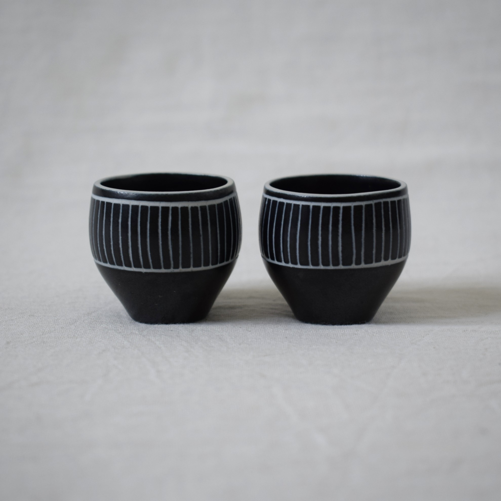 エッグカップ・おちょこ2点セット / TARINAシリーズ / ARABIA・アラビア - 画像 (5)