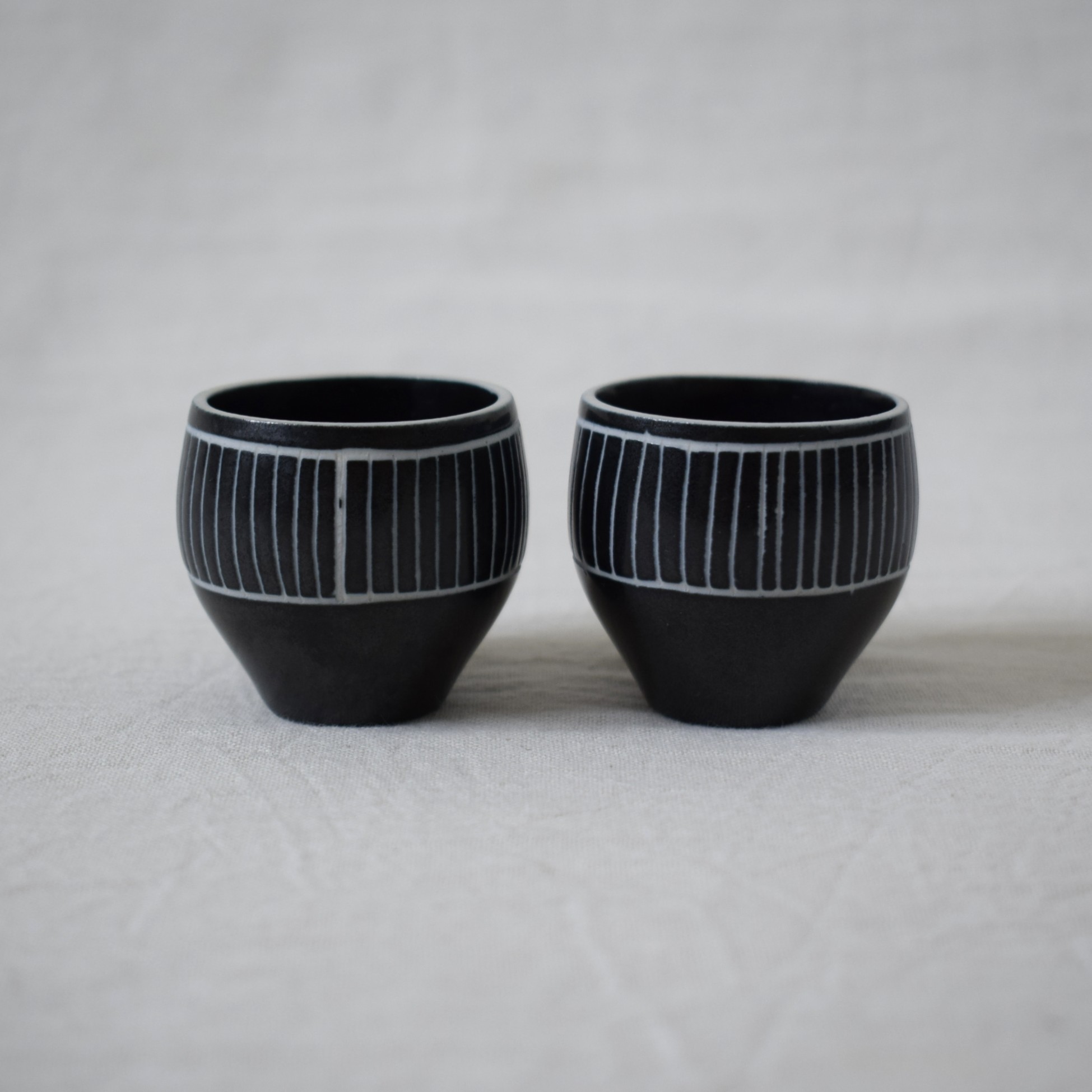 エッグカップ・おちょこ2点セット / TARINAシリーズ / ARABIA・アラビア - 画像 (3)