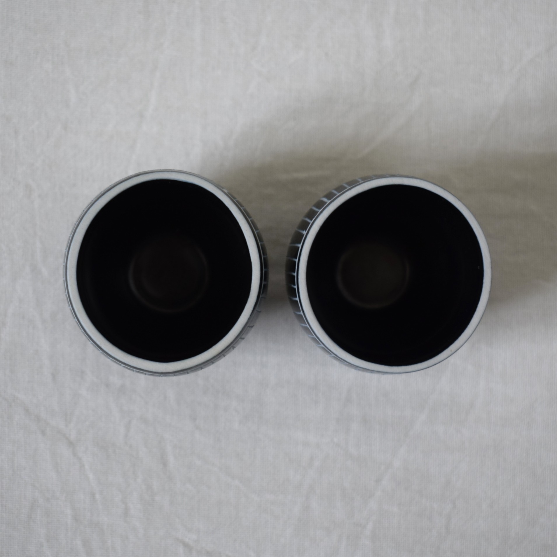 エッグカップ・おちょこ2点セット / TARINAシリーズ / ARABIA・アラビア - 画像 (6)