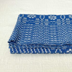 テーブルクロス・大判ブルー / 北欧の織物・Made in Sweden