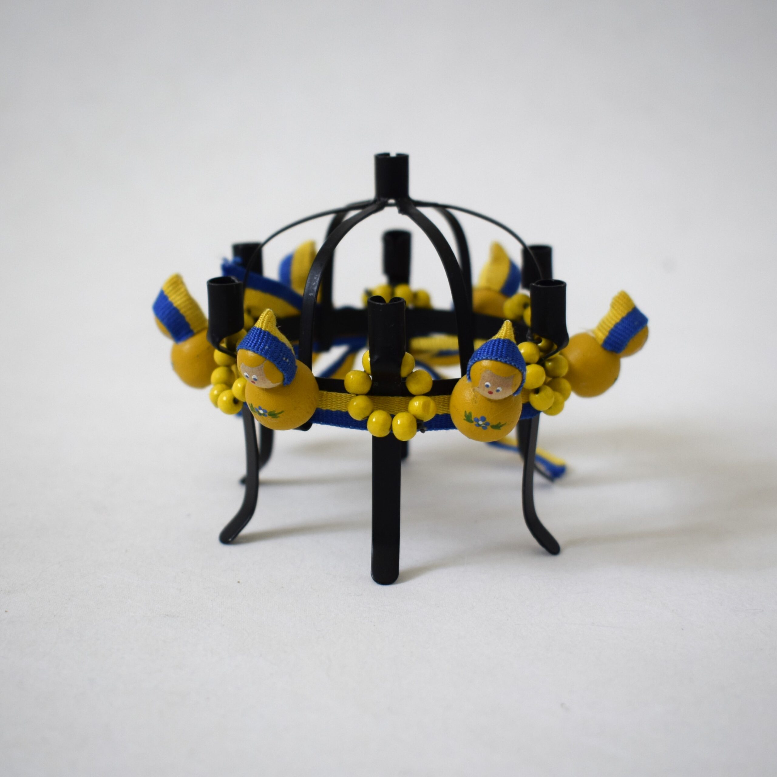 木製人形・小さなキャンドルホルダー / Made in Sweden - 画像 (4)