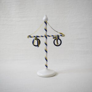 夏至祭・メイポール（小） / 木製ホワイト・Made in Sweden