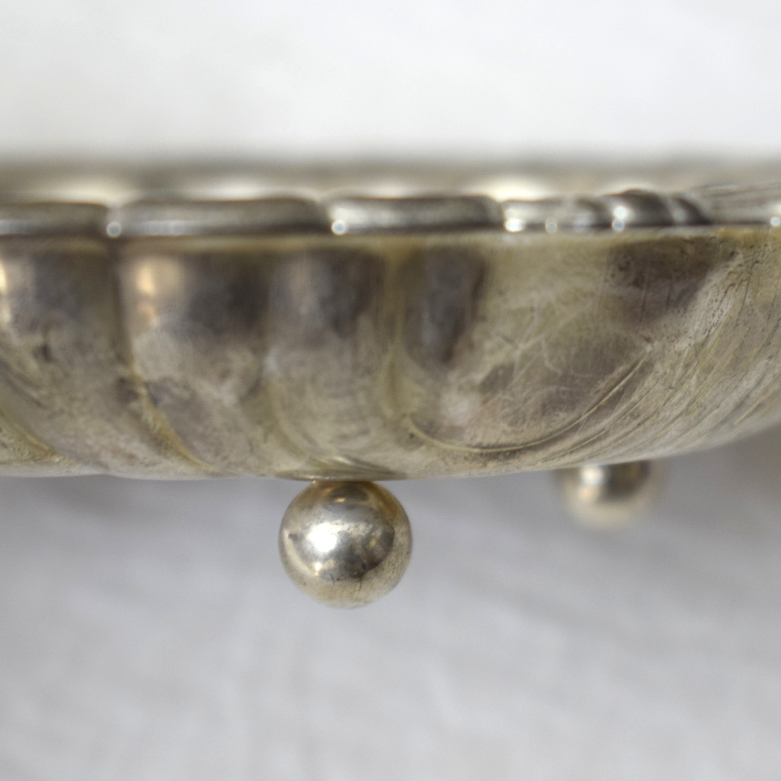 シェル型のトレイ・ガラス付き / Hugo Silver Plated - 画像 (11)