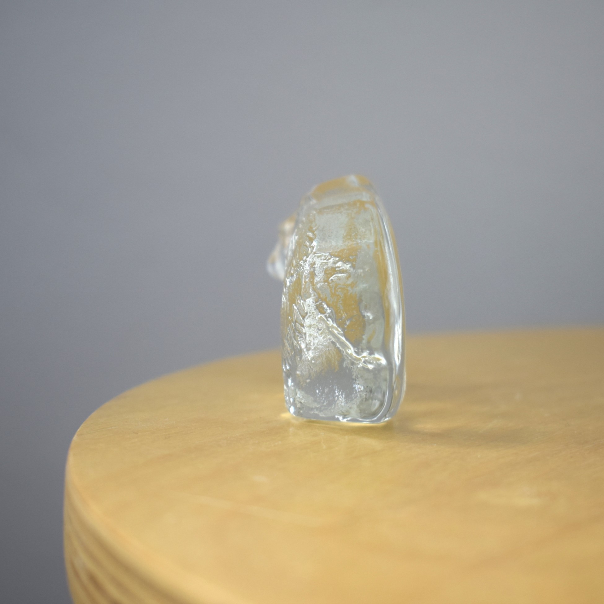 ガラスの小さな熊・クマの置物 / Made in Sweden - 画像 (3)