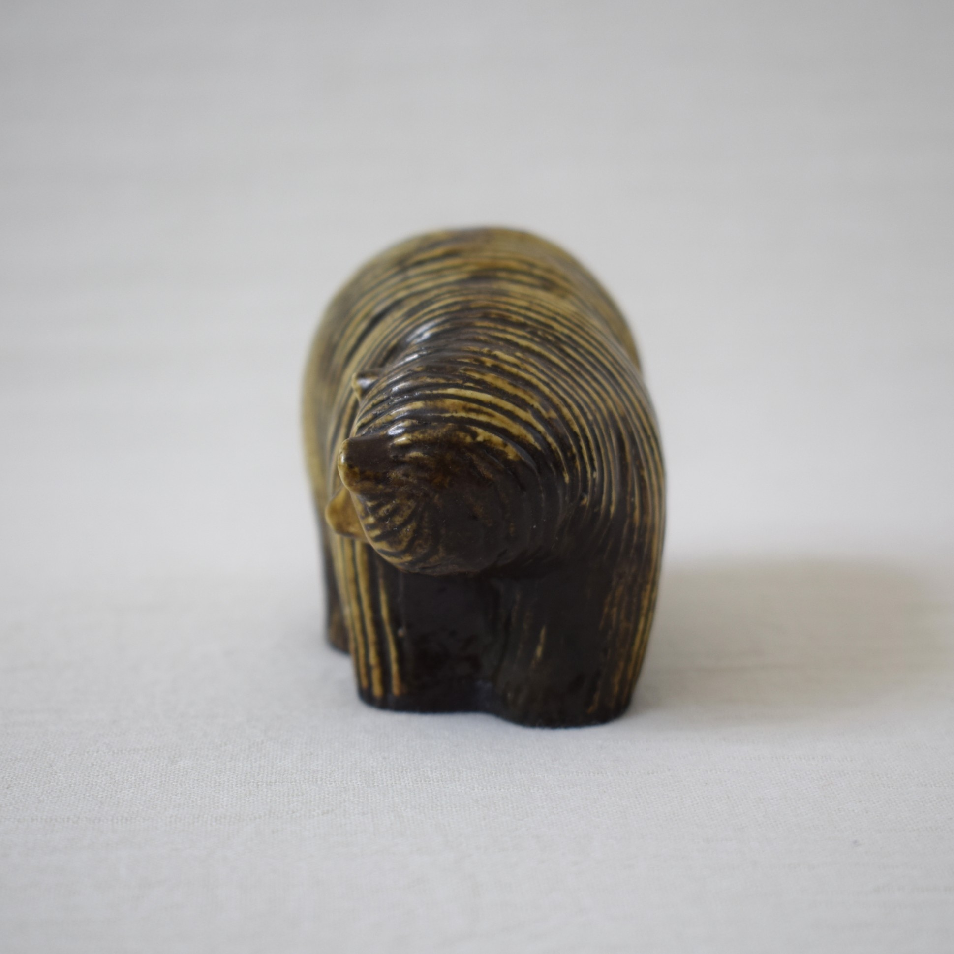 熊の置き物・小さいサイズ / Lisa Larson・Gustavsberg - 画像 (2)