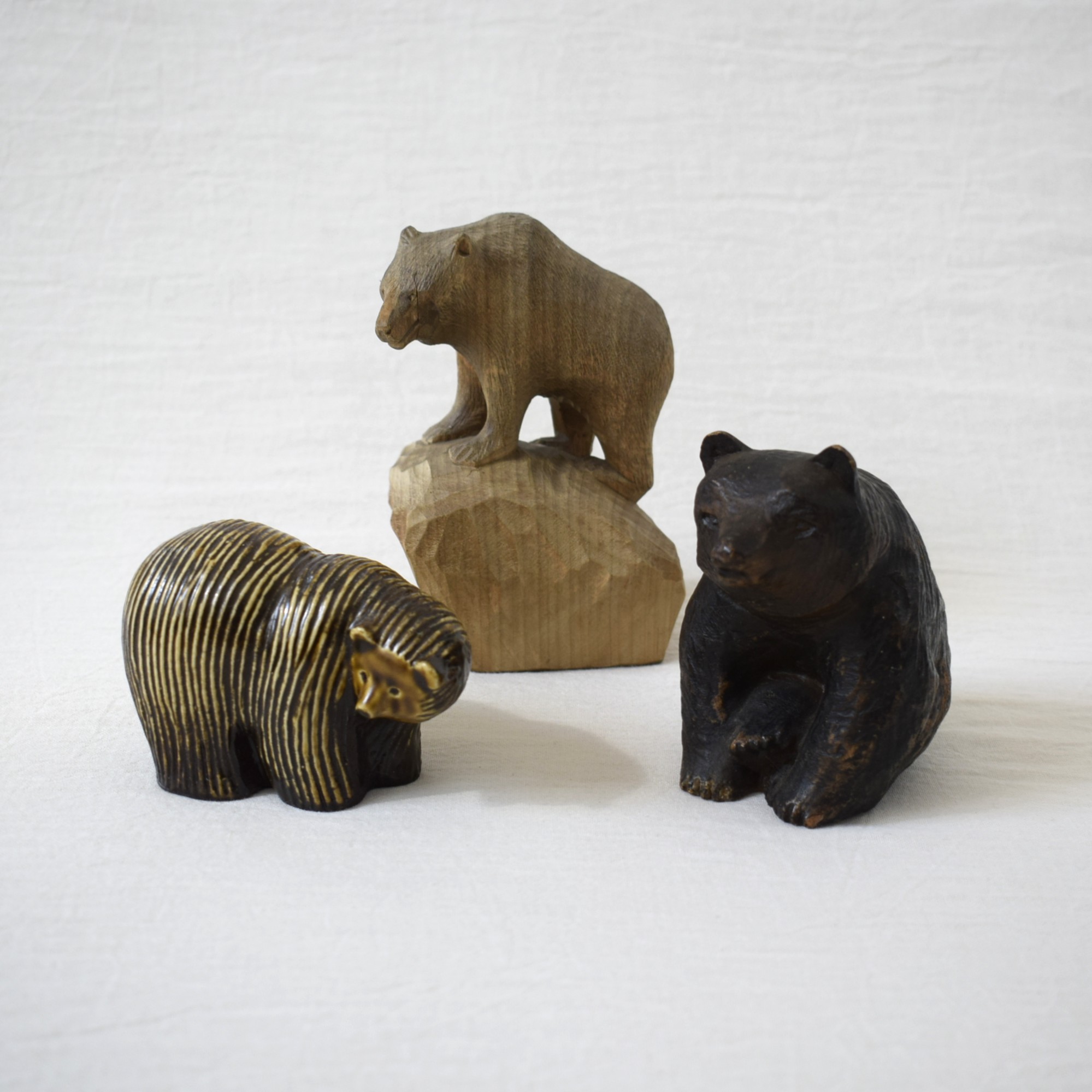 熊の置き物・ユニークピース / Made in Sweden - 画像 (10)