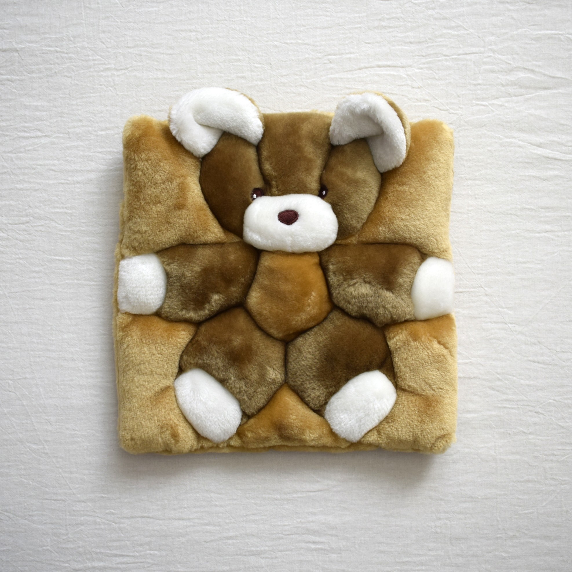 熊のぬいぐるみクッション / Vintage Teddy bear pillow
