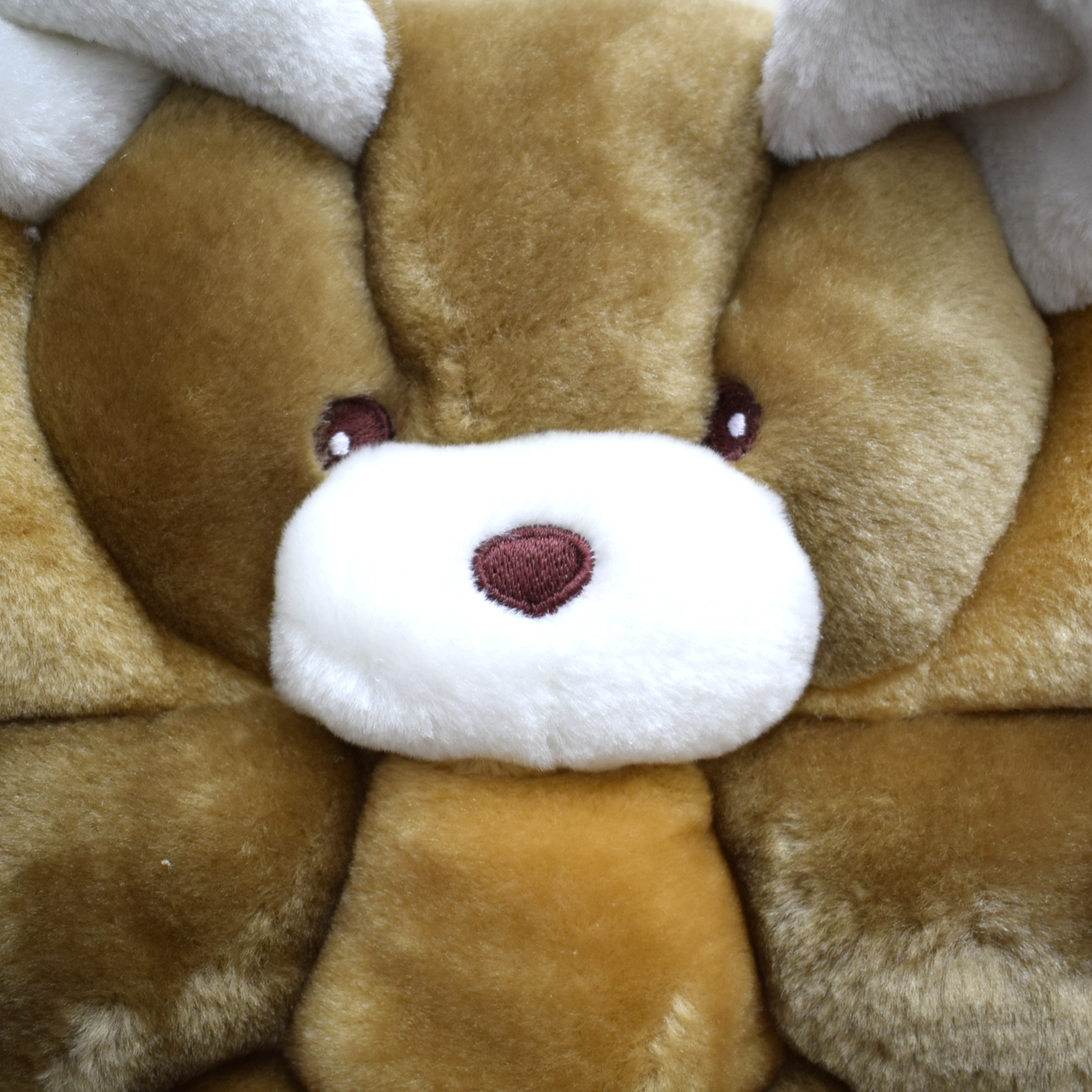 熊のぬいぐるみクッション / Vintage Teddy bear pillow - 画像 (3)