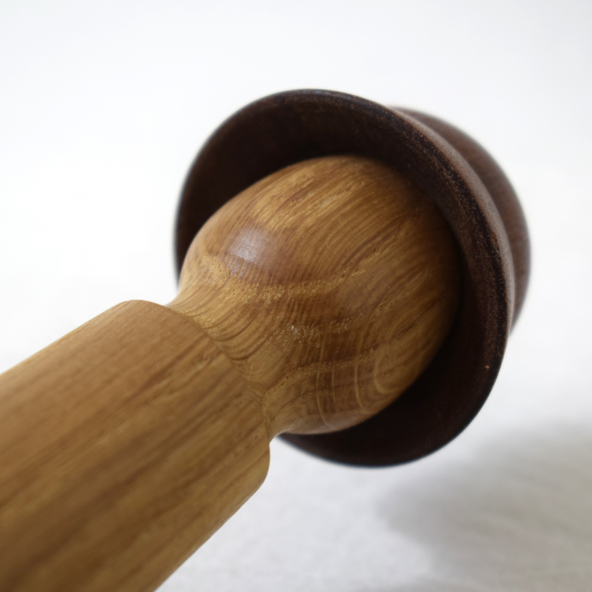 帽子を被った木製人形ペア / Made in Denmark - 画像 (5)