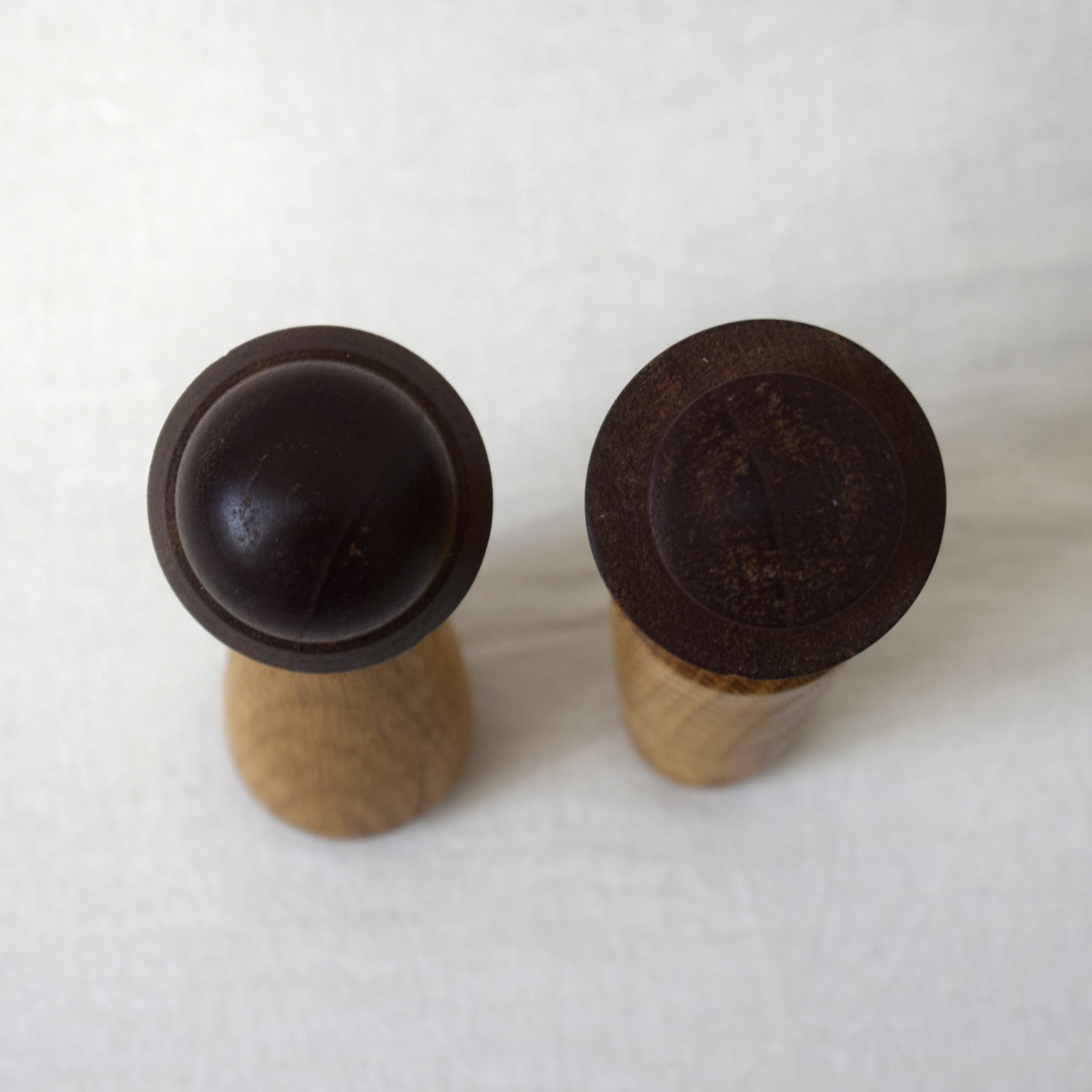 帽子を被った木製人形ペア / Made in Denmark - 画像 (7)
