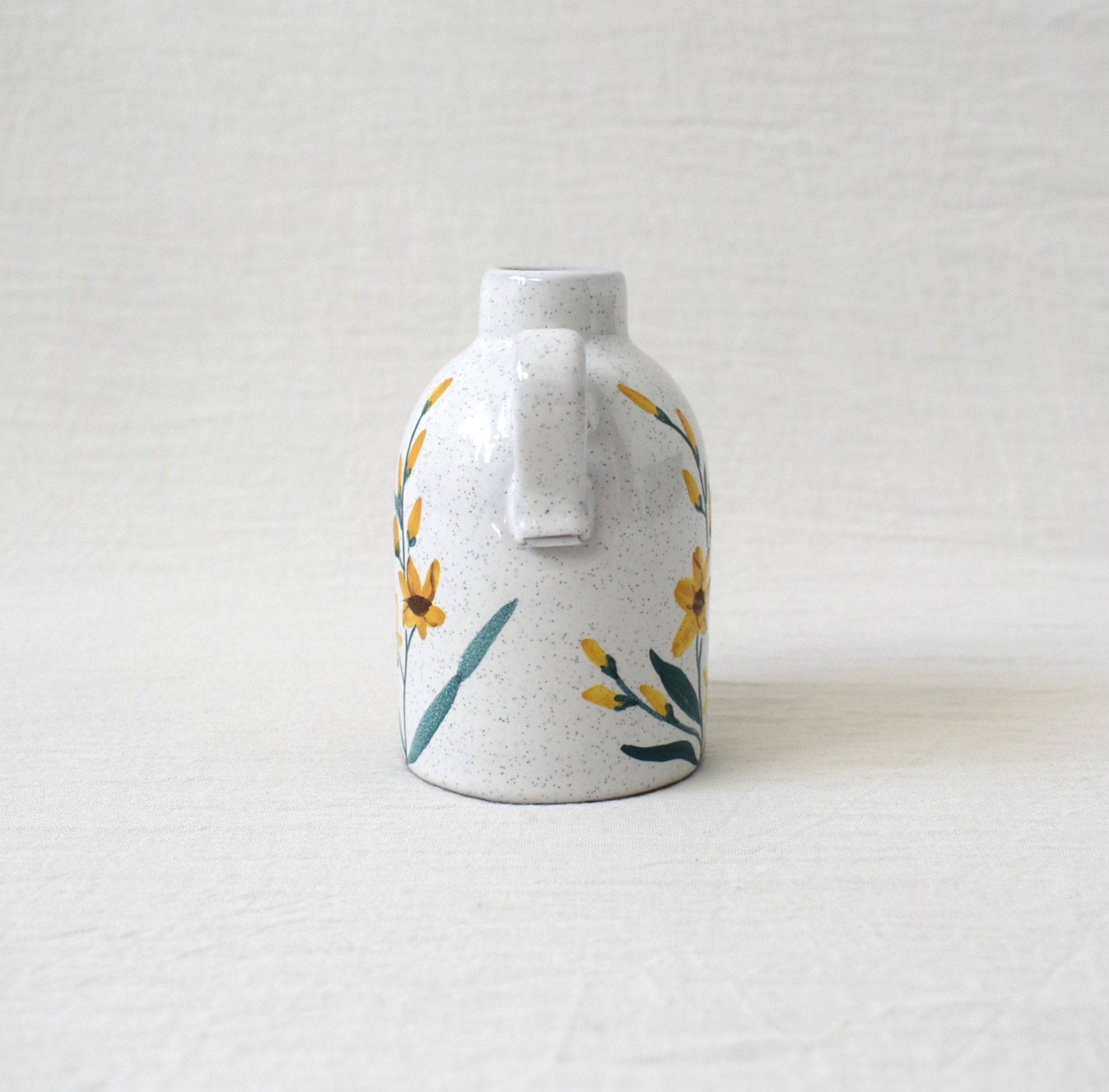 野花の花瓶・フラワーベース / Alingsås keramik・Made in Sweden - 画像 (3)