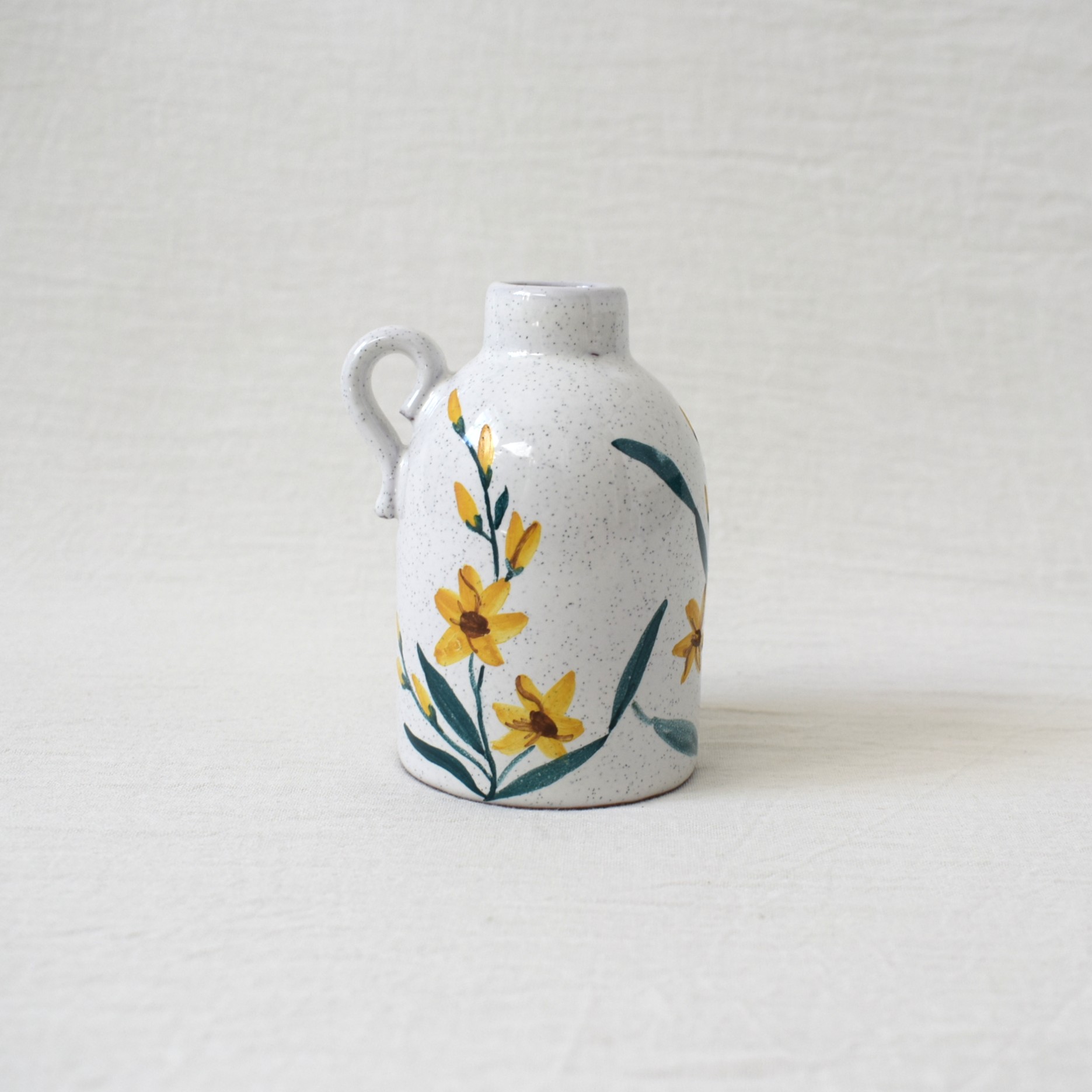 野花の花瓶・フラワーベース / Alingsås keramik・Made in Sweden - 画像 (4)