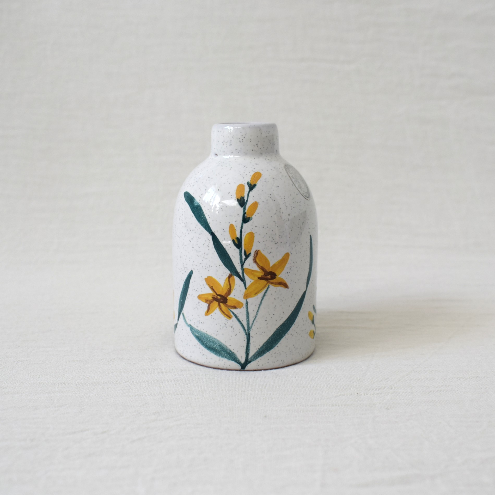 野花の花瓶・フラワーベース / Alingsås keramik・Made in Sweden - 画像 (5)