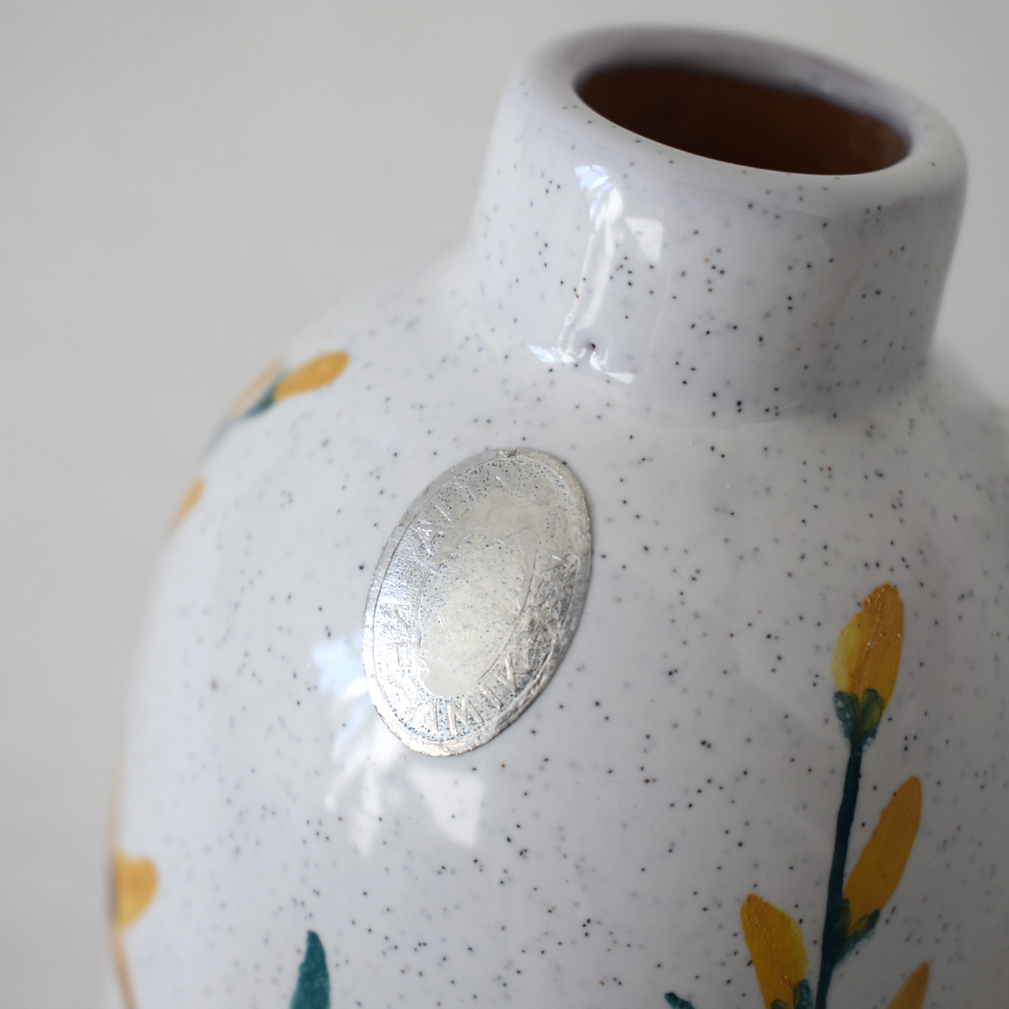 野花の花瓶・フラワーベース / Alingsås keramik・Made in Sweden - 画像 (7)