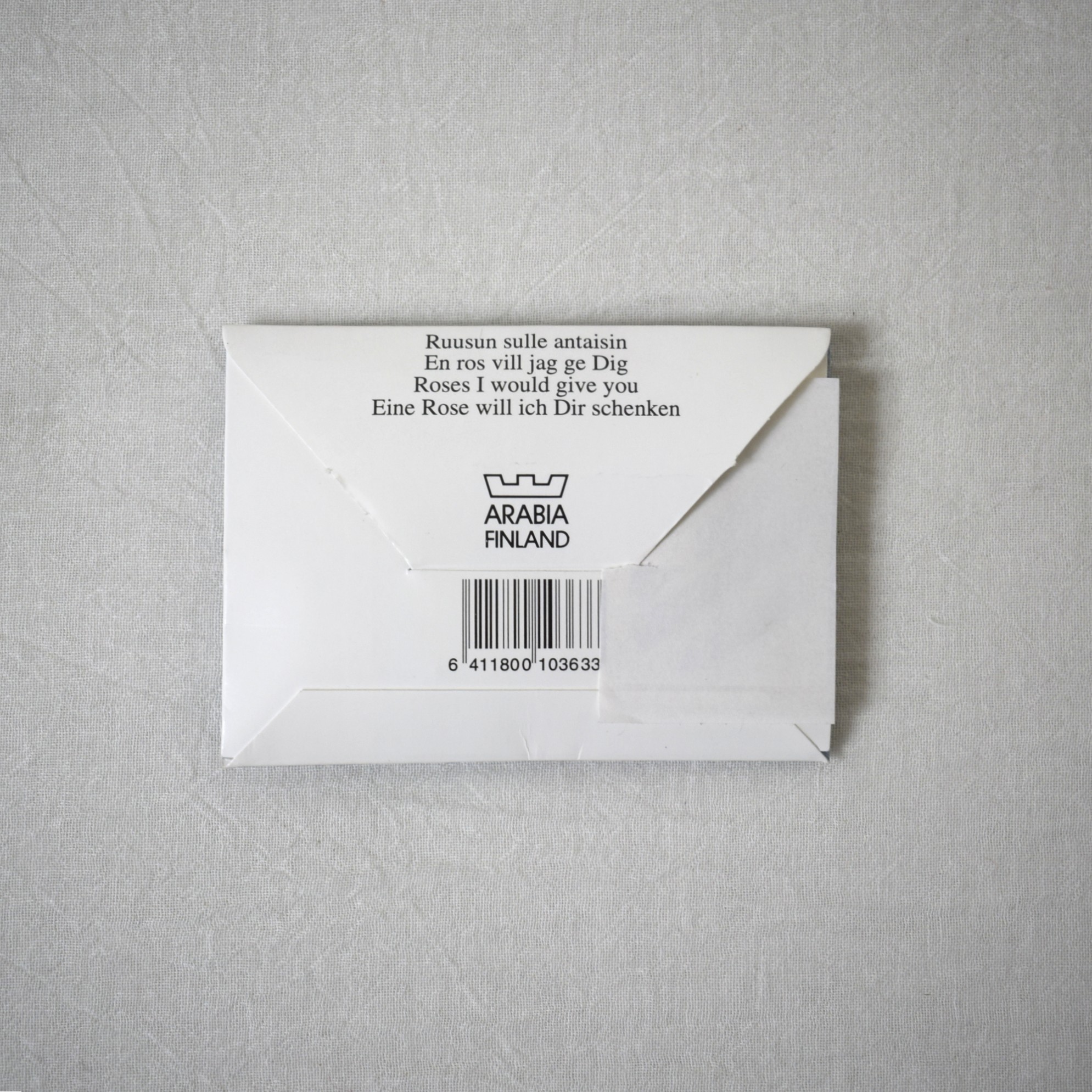 薔薇と羊のブローチ・陶板 / Heljä Liukko Sundström / ARABIA・アラビア - 画像 (6)