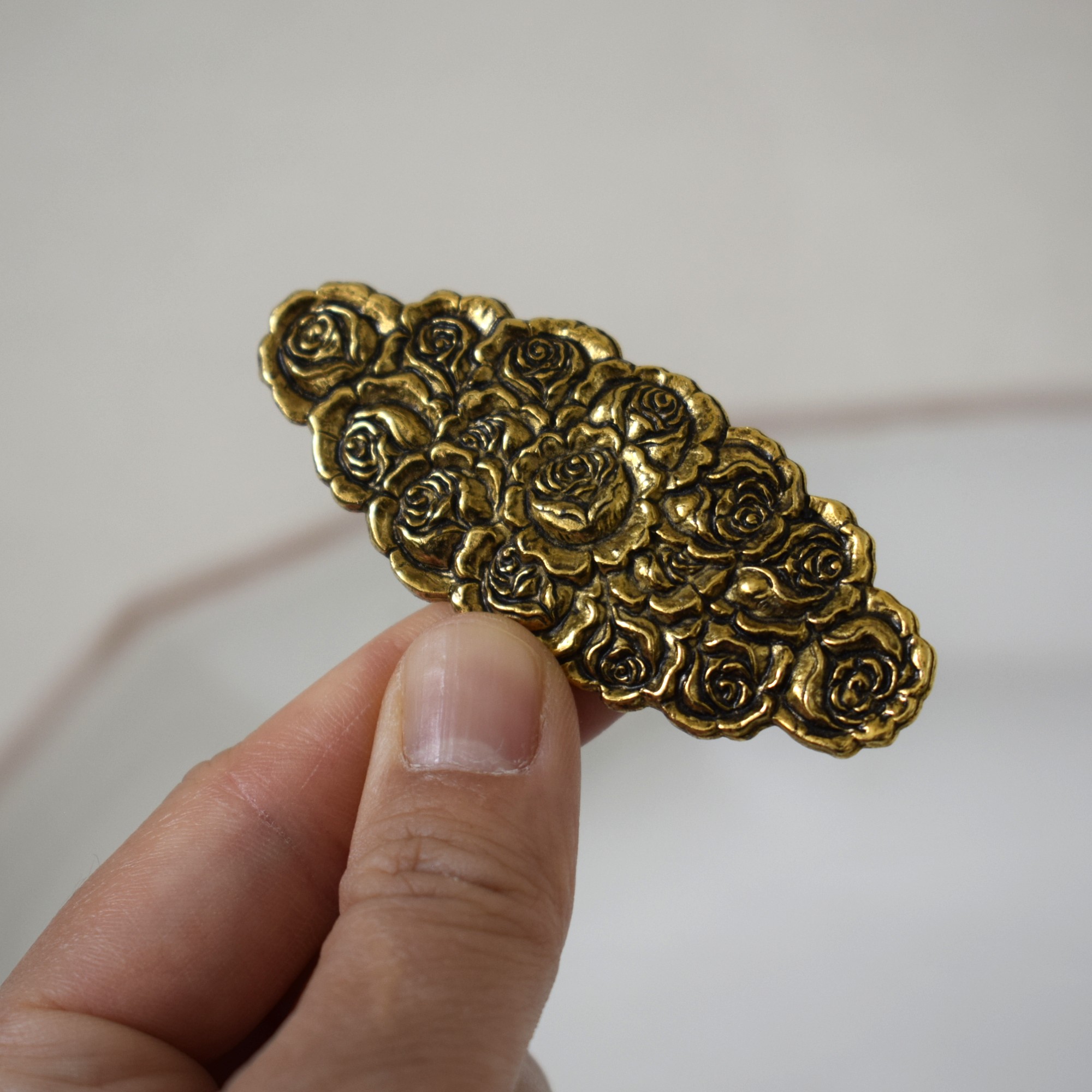 薔薇のブローチSet / 真鍮・銅・銀 / Vintage accessory - 画像 (6)