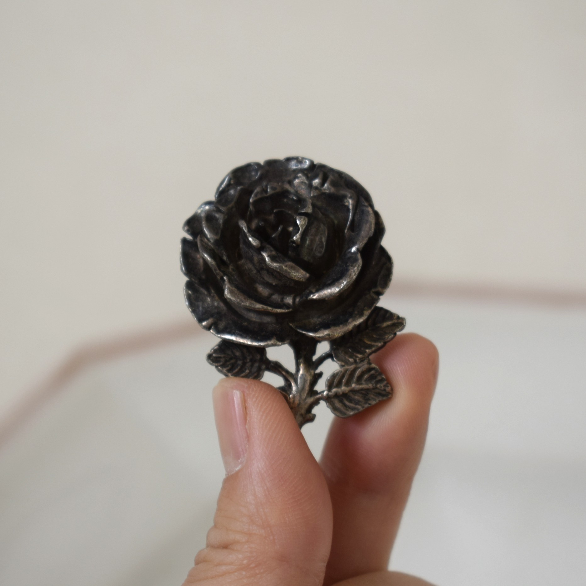 薔薇のブローチSet / 真鍮・銅・銀 / Vintage accessory - 画像 (18)