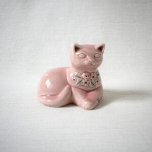 猫の置き物・ピンク / Rosa Ljung・ロサユング / DECO・デコ社