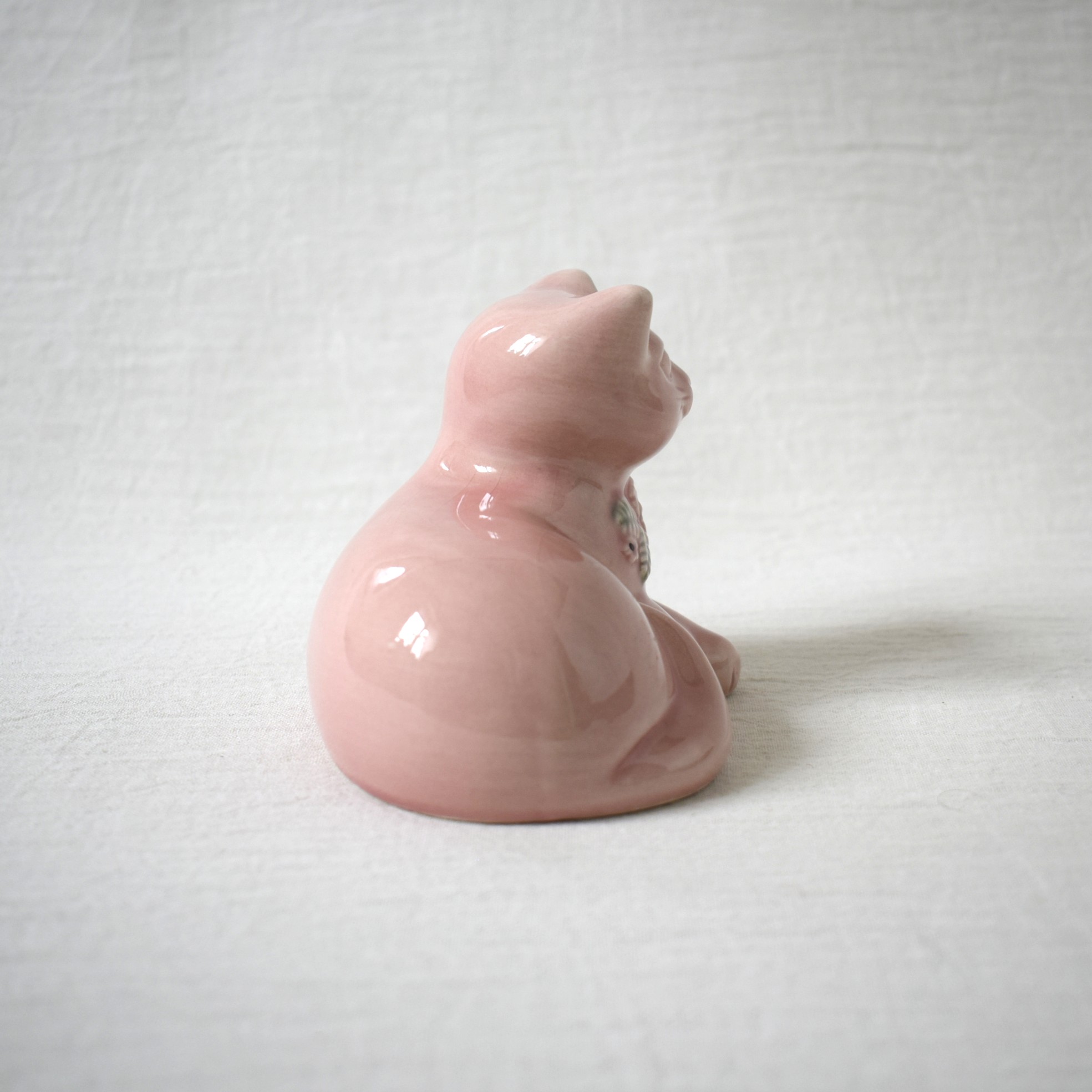 猫の置き物・ピンク / Rosa Ljung・ロサユング / DECO・デコ社 - 画像 (4)