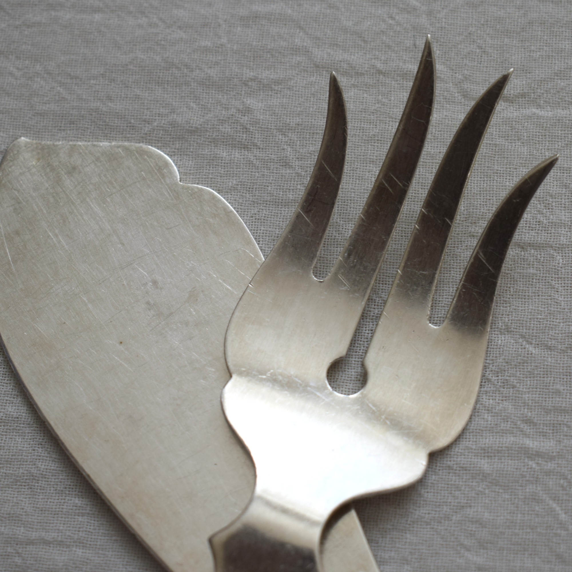 薔薇のカトラリー・ケーキサーバーSet / Antique・Made in Europe - 画像 (4)
