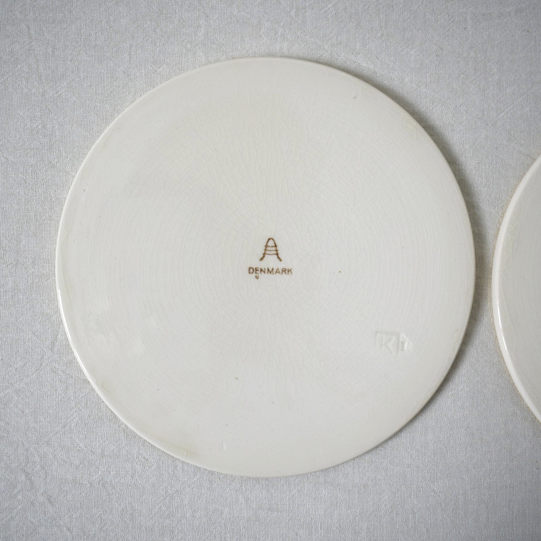 丸プレート③&④&⑤・Anna Sofie / Nils Thorsson・Aluminia Danmark - 画像 (8)